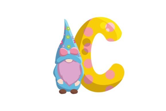 Charming Easter Egg Alphabet C Illustrations for Your Projects