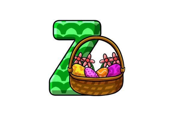 Cute Easter Egg Alphabet Z Illustrations for Your Projects