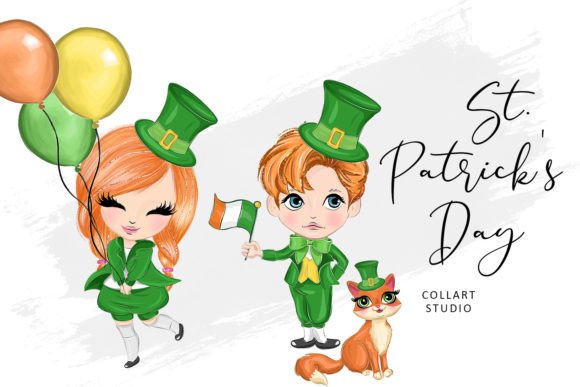 Cute St. Patrick's Day Illustrations: Hand-Drawn Clipart for Your Projects