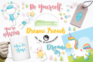 Enchanting Dream Unicorn Graphics for Creative Projects