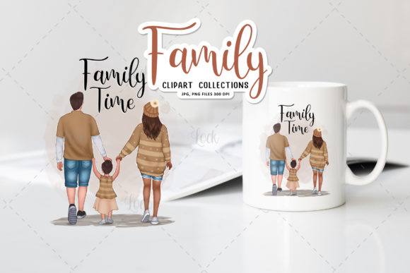 Family Clipart, Family Illustrations PNG: A Designer's Toolkit