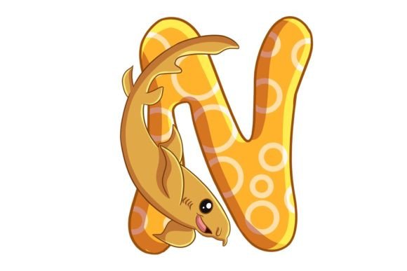 Playful Learning: Kids Animals Alphabet 'N' Illustrations for Creative Projects