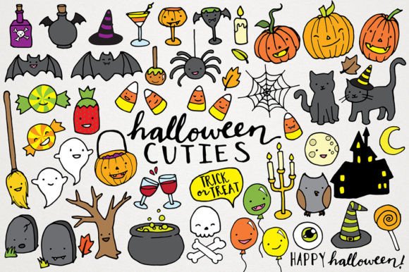 Spooky-Sweet Design Assets: A Look at Cute Halloween Illustrations