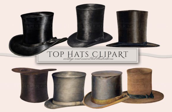 Unleash Your Creativity with Top Hat Clipart Illustrations