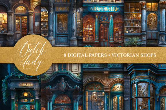 Victorian Shop Front Illustrations: A Designer's Guide